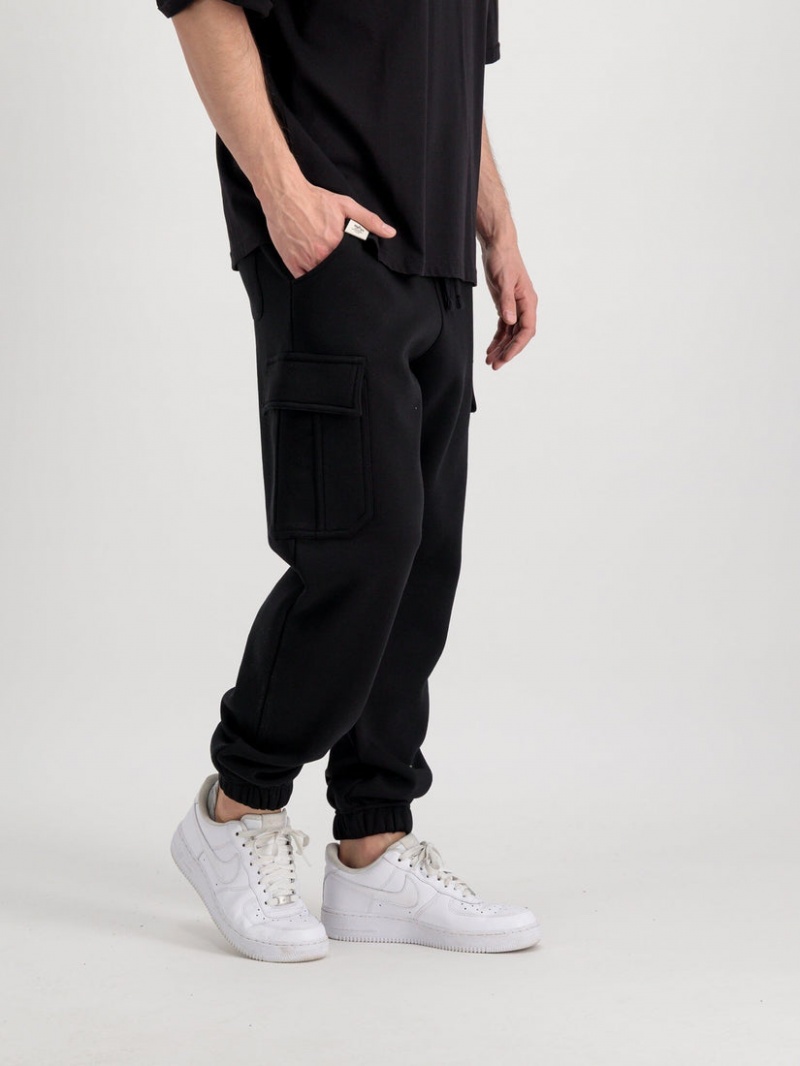 Pantaloni Alpha Industries Organic Cargo Jogger Uomo Nere | 69437-UEDL