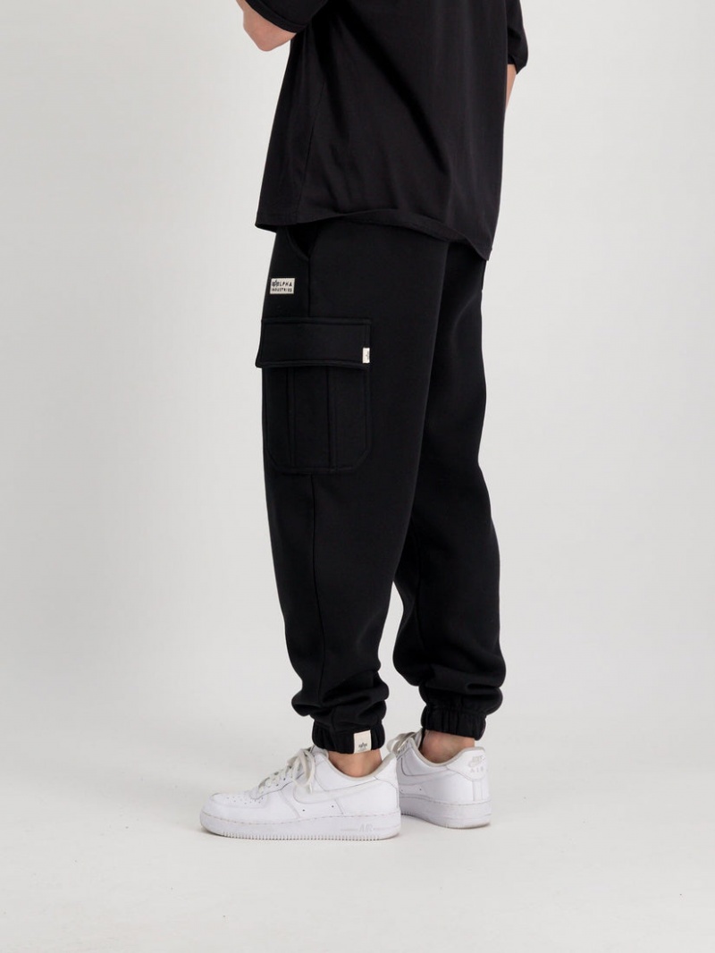 Pantaloni Alpha Industries Organic Cargo Jogger Uomo Nere | 69437-UEDL