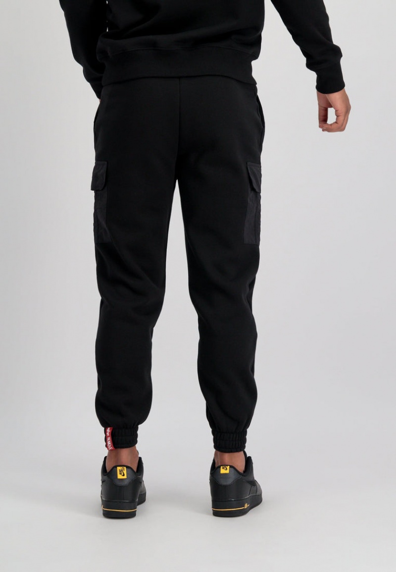 Pantaloni Alpha Industries Sweat Nylon Cargo Jogger Uomo Nere | 82459-AOCR