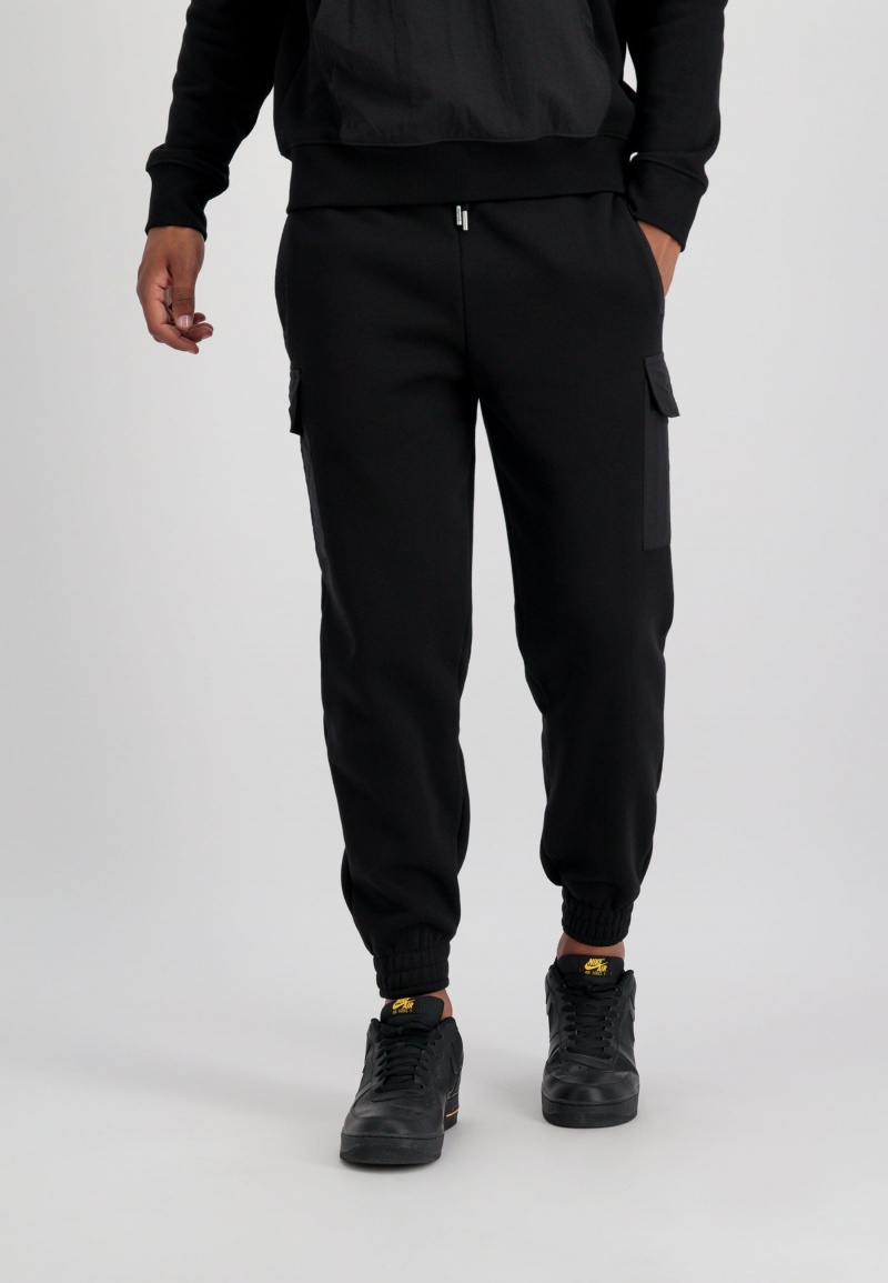 Pantaloni Alpha Industries Sweat Nylon Cargo Jogger Uomo Nere | 82459-AOCR