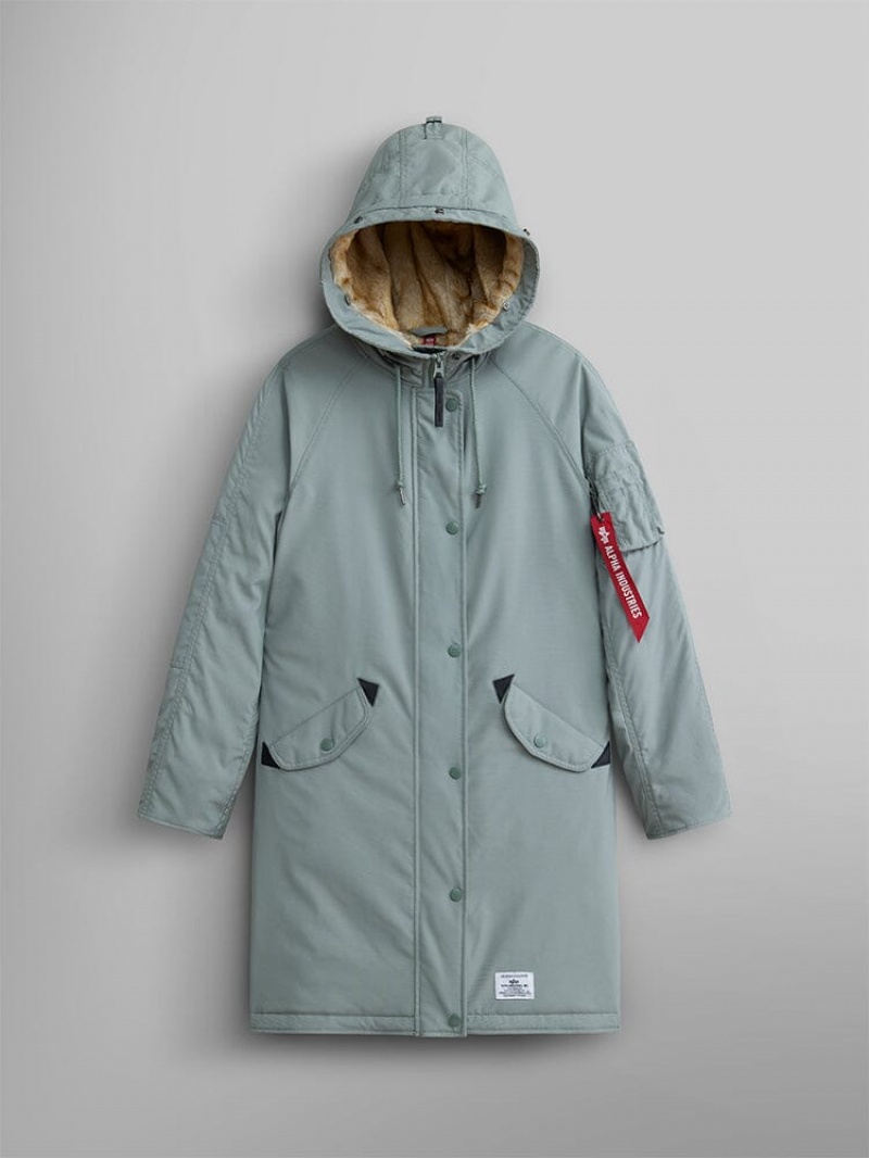 Parka Alpha Industries Elyse Gen Ii W Donna Verde Acqua | 46721-DOEL