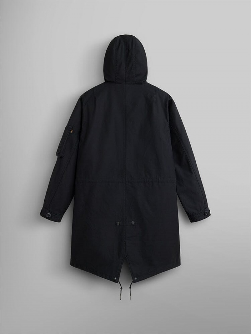 Parka Alpha Industries M-59 Fishtail Mod Uomo Nere | 47281-FCVE