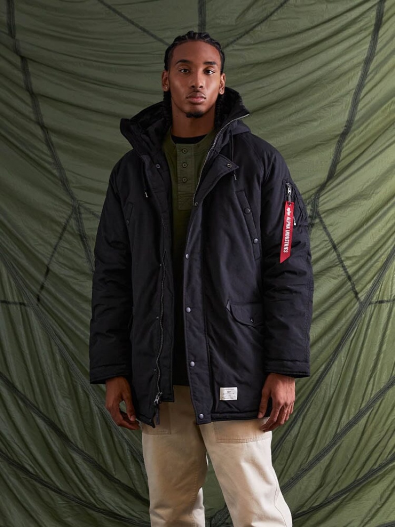 Parka Alpha Industries N-3b Altitude Mod Uomo Nere | 73195-RQGK