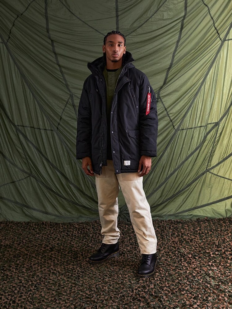 Parka Alpha Industries N-3b Altitude Mod Uomo Nere | 73195-RQGK