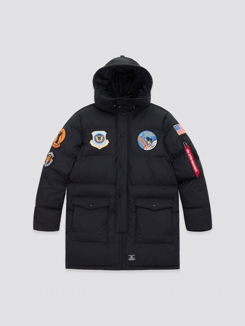 Parka Alpha Industries N-3b Squadron Trapuntato Uomo Nere | 53480-UNAV